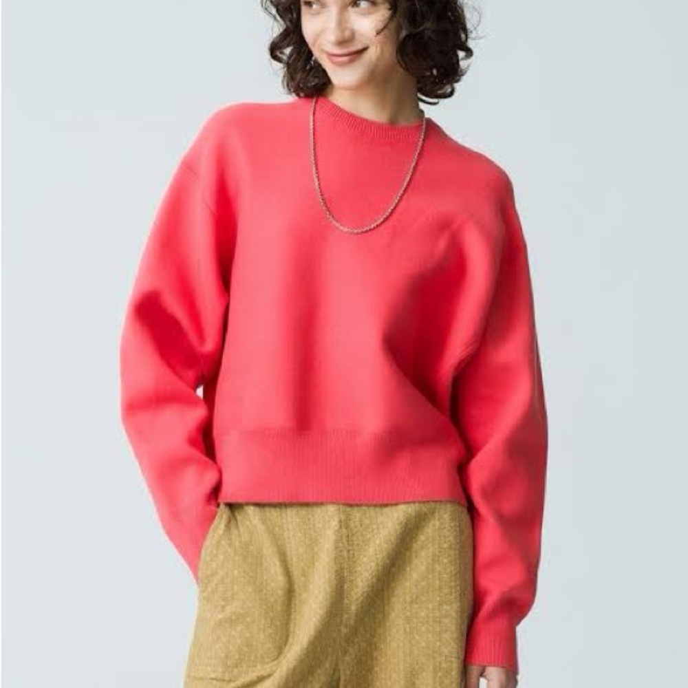 RHC Ron Herman California Bright Red Pink Cotton Pullover Sweatshirt Japanese S